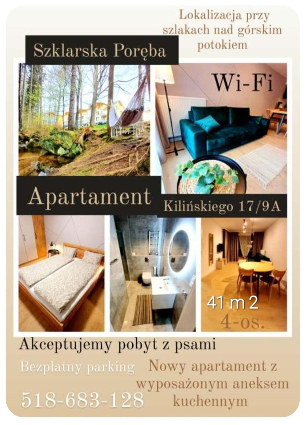 Apartament Kilinskiego 17A/9 Szklarska Poręba Eksteriør bilde
